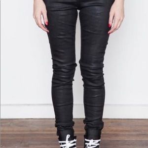 Rick Owens DRKSHDW Simple Leggings small black wax